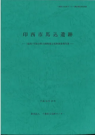 印西市馬込遺跡 表紙画像