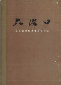 大汶口 新石器時代墓葬発掘報告 精装版