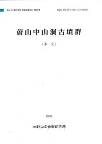 蔚山中山洞古墳群 本文、圖版 全2巻