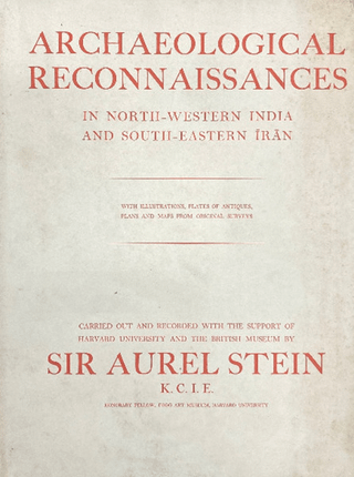 Archaeological reconnaissances in North-Western India and South-Eastern Īrān(ȥǤι͸ųŪ廡)
