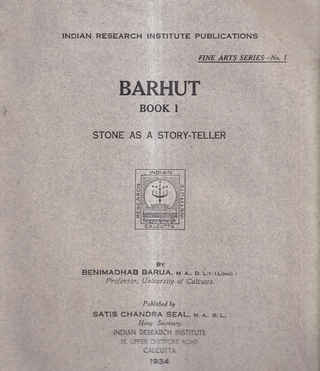 Barhut book 1 : Stone as a story-teller(ストーリーテラーとしての石)