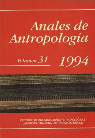 Anales de Antropología vol. 31(ǯ)