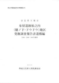 奈良県天理市 布留遺跡杣之内(樋ノ下・ドウドウ)地区発掘調査報告書遺構編