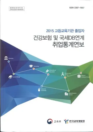 2015년 고등교육기관 졸업자 건강보험 및 국세DB연계 취업통계연보 (2015年高等教育機関 健康保険及び国勢DB連係就業統計年報)