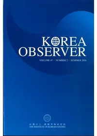 KOREAOBSERVERVOLUME47NUMBER2SUMMER 2016