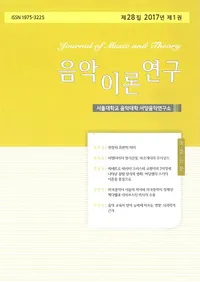 음악이론연구 ()28 2017ǯ 1