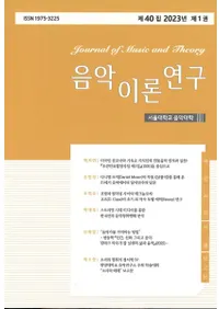 음악이론연구 ()40 2023ǯ 1