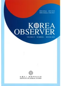 KOREAOBSERVERVOLUME55NUMBER4WINTER 2024