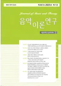 음악이론연구 ()44 2025ǯ 1