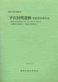 平沢同明遺跡発掘調査報告書 (2004-04地点・2004-05地点)
