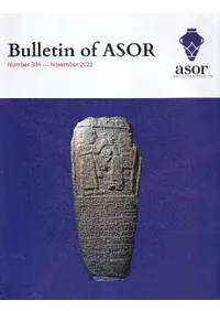Bulletin of the American Schools of Oriental ResearchNo.3823854å