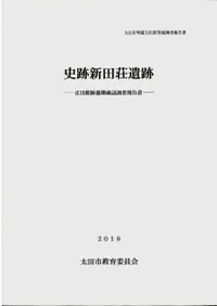 史跡新田荘遺跡 : 江田館跡遺構確認調査報告書