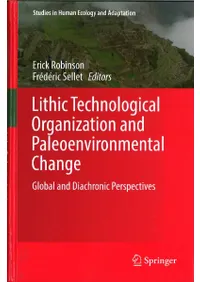 Lithic Technological Organization and Paleoenvironmental Change: Global and Diachronic Perspectives