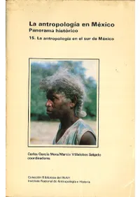 La Antropología en el sur de México(ᥭο)