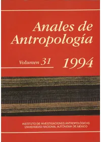 Anales de Antropología vol. 31(ǯ)