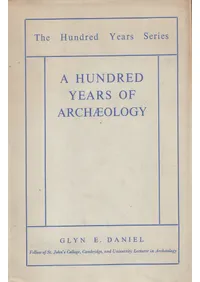 A hundred years of archaeology (�͸ųؤ�100ǯ)