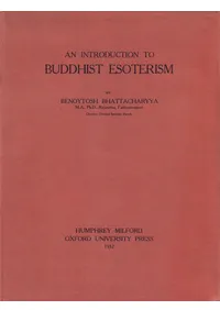 An introduction to Buddhist esoterism (̩������)