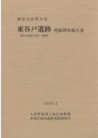 東谷戸遺跡発掘調査報告書