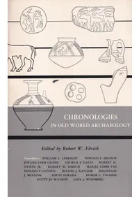 Chronologies in Old World Archaeology���ڡ��ѡ��Хå�