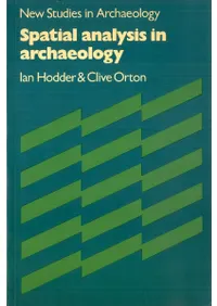 Spatial Analysis in Archaeology