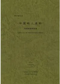 中里峽上遺跡 発掘調査報告書