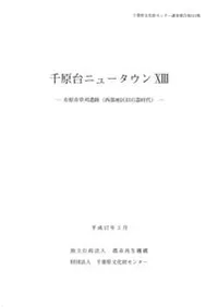 千原台ニュータウン13 市原市草刈遺跡(西部地区旧石器時代)