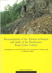 Reexamination of the Yubetsu technique and study of the Horokazawa Toma Lithic Culture