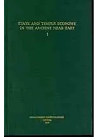 State and Temple Economy in the Ancient Near East : Proceedings of the International Conference: set,1,2