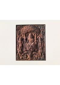 銅板打ち出しの壁掛け 古代文明の祭祀？原住民？ 型抜ポストカード 銅板五尊像 / | 歴史・考古学専門書店 六一書房